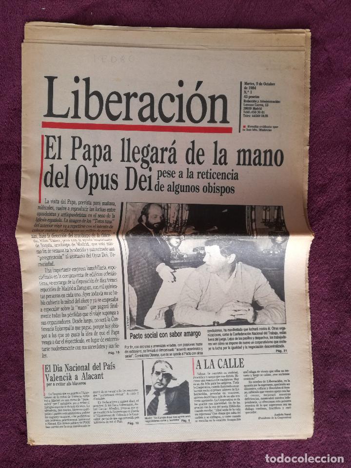 Colecionismo de Revistas e Jornais: PERIODICO LIBERACION N&ordm; 1 - PEDIDO MINIMO 7&euro;