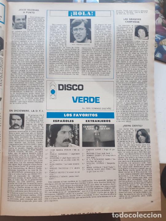 Coleccionismo de Revistas y Peri&oacute;dicos: PALOMA SAN BASILIO JOSE MARIA PURON CHERRY LAINE JOSE MARIA PURON ALBERT HAMMONDJULIO IGLESIAS