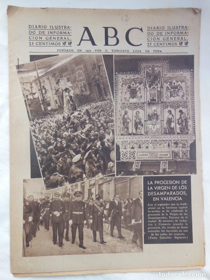 Coleccionismo de Revistas y Peri&oacute;dicos: ABC Diario Ilustrado, 12 de mayo 1942. Segunda Guerra Mundial