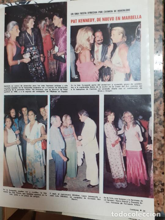 Coleccionismo de Revistas y Peri&oacute;dicos: PAT KENNEDY EN MARBELLA CON LOLA FLORES PITITA RIDRUEJO ROCIO DURCAL JAIME DE MORA