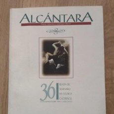 Coleccionismo de Revistas y Periódicos: ALCÁNTARA, Nº 36 (NOVIEMBRE-DICIEMBRE 1995). Lote 241846180