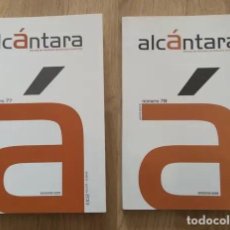 Coleccionismo de Revistas y Periódicos: ALCÁNTARA, NÚMS. 77 Y 78 (2013). Lote 241846815
