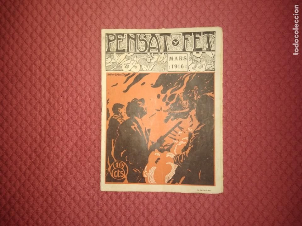Sammeln von Zeitschriften und Zeitungen: REVISTA FALLERA PENSAT FET 1916 Fallas de Valencia