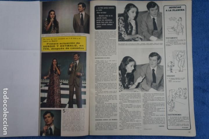 Coleccionismo de Revistas y Peri&oacute;dicos: RECORTE CLIPPING DE SERGIO Y ESTIBALIZ REVISTA SEMANA N&ordm; 1871 PAG. 20-21 L24