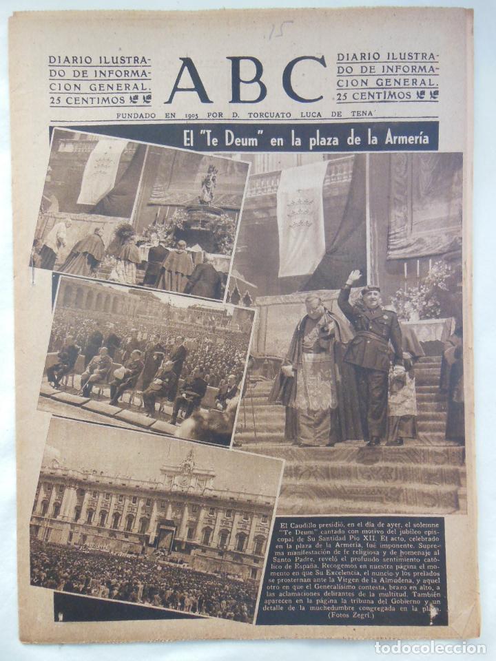 Coleccionismo de Revistas y Peri&oacute;dicos: ABC Diario Ilustrado, 15 de mayo 1942. Segunda Guerra Mundial