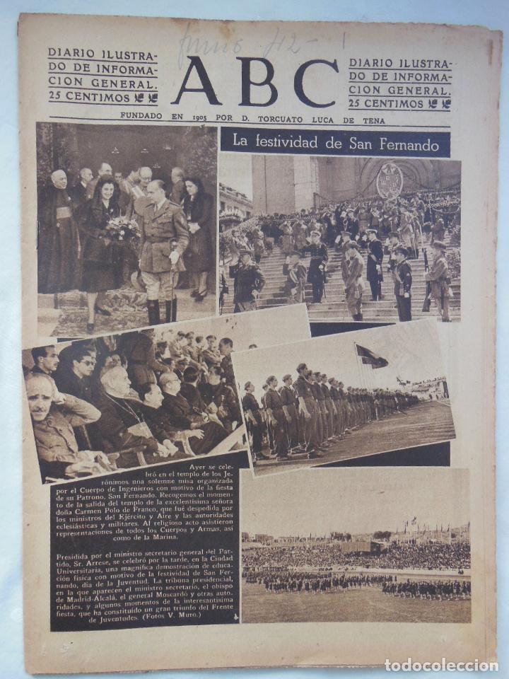 Coleccionismo de Revistas y Peri&oacute;dicos: ABC Diario Ilustrado, 1 de junio 1942. Segunda Guerra Mundial