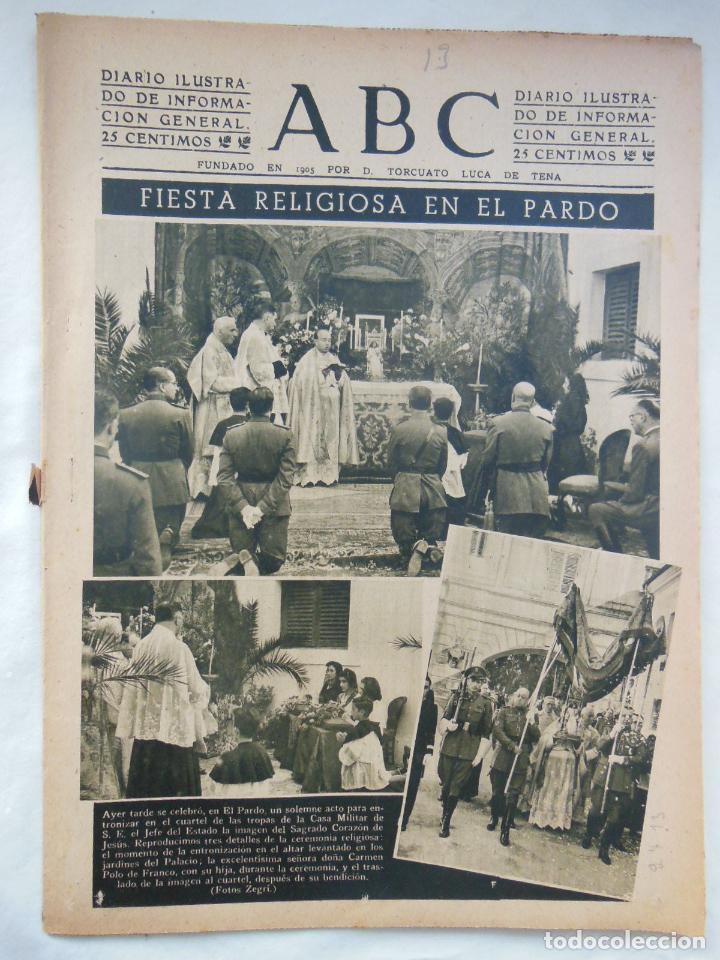 Coleccionismo de Revistas y Peri&oacute;dicos: ABC Diario Ilustrado, 13 de junio 1942. Segunda Guerra Mundial