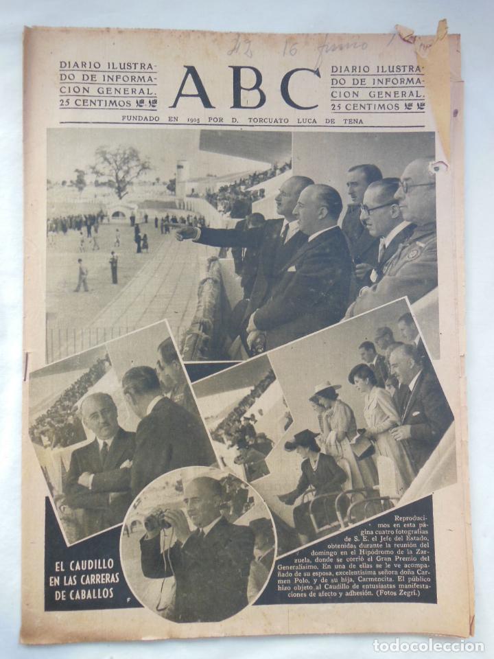 Coleccionismo de Revistas y Peri&oacute;dicos: ABC Diario Ilustrado, 16 de junio 1942. Segunda Guerra Mundial