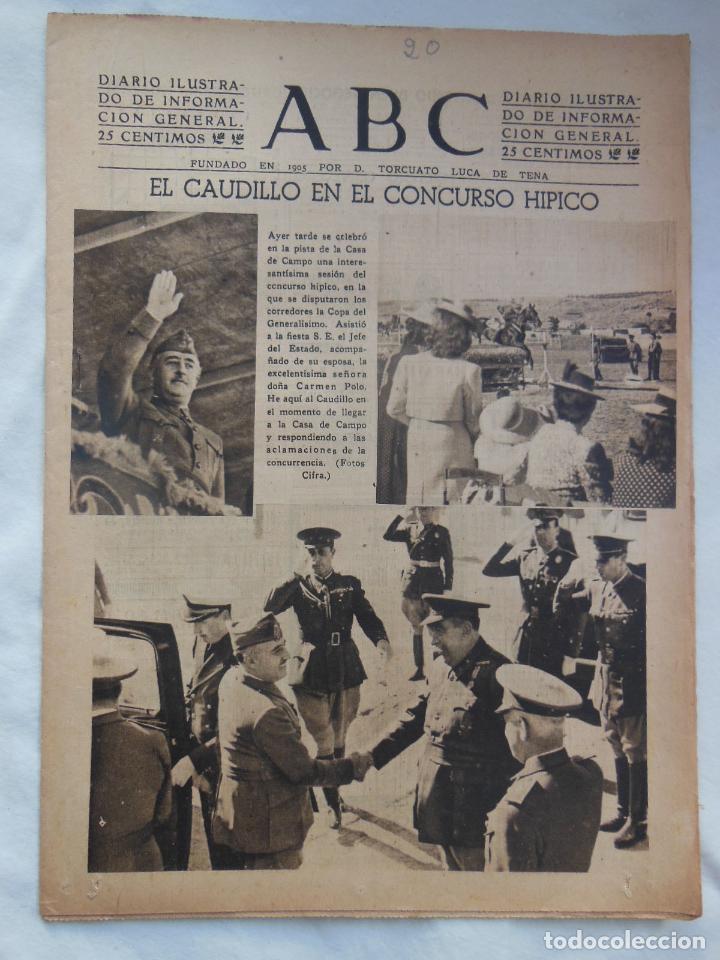 Coleccionismo de Revistas y Peri&oacute;dicos: ABC Diario Ilustrado, 20 de junio 1942. Segunda Guerra Mundial