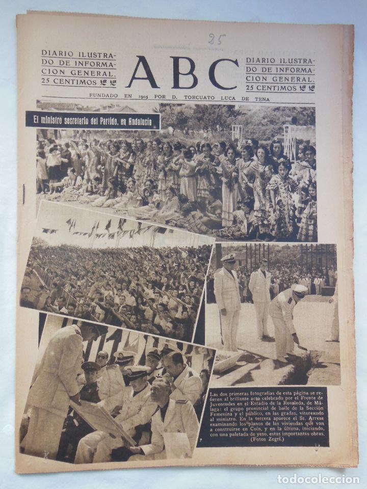 Coleccionismo de Revistas y Peri&oacute;dicos: ABC Diario Ilustrado, 25 de junio 1942. Segunda Guerra Mundial