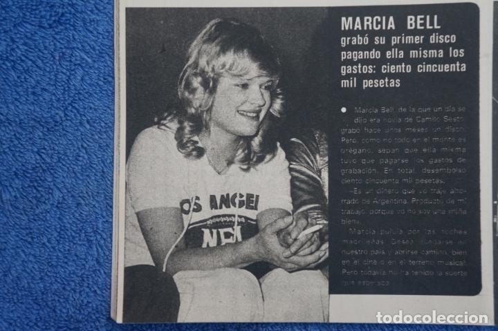 Coleccionismo de Revistas y Peri&oacute;dicos: RECORTE CLIPPING DE MARCIA BELL REVISTA SEMANA N&ordm; 1848 PAG. 52 L24