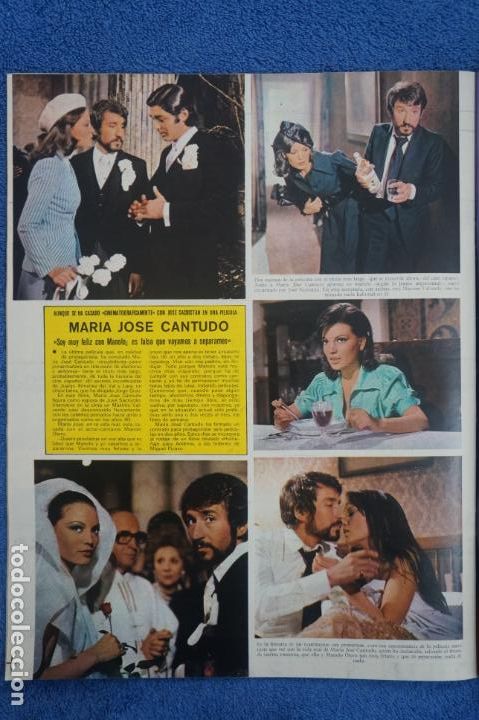 Coleccionismo de Revistas y Peri&oacute;dicos: RECORTE CLIPPING DE MARIA JOSE CANTUDO Y JOSE SACRISTAN REVISTA SEMANA N&ordm; 1848 PAG. 60 L24