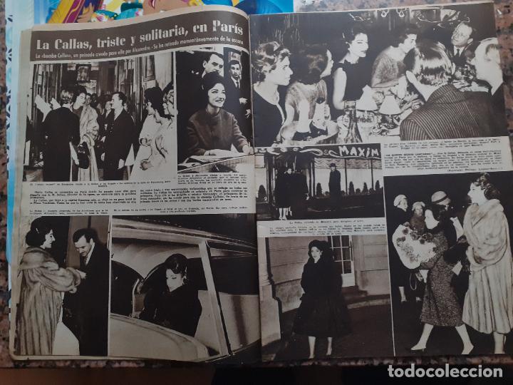 Coleccionismo de Revistas y Peri&oacute;dicos: clippings maria callas en paris 1960