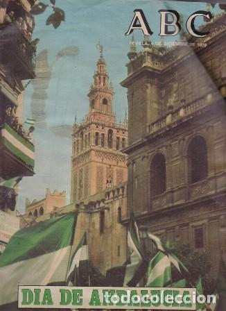 Coleccionismo de revistas y peri&oacute;dicos: REVISTA ABC. DIA DE ANDALUCIA. SEVILLA 4 DE DICIEMBRE DE 1979 - A-AN-484