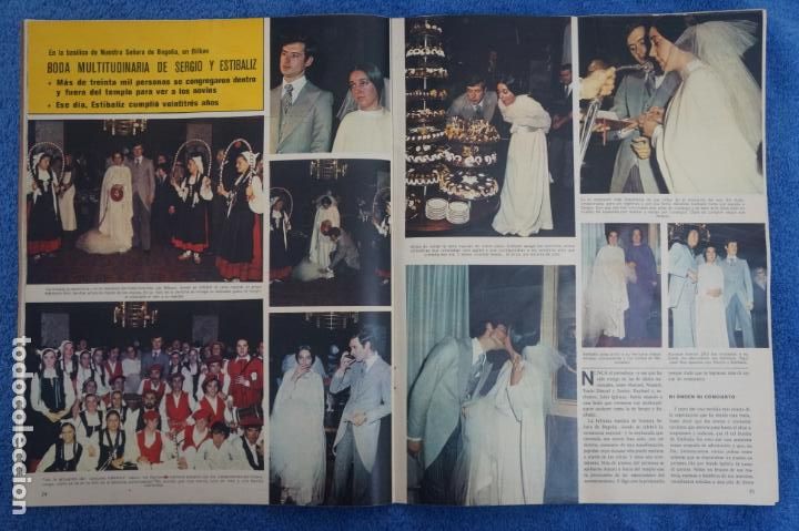 Coleccionismo de Revistas y Peri&oacute;dicos: RECORTE CLIPPING DE BODA MULTITUDINARIA SERGIO Y ESTIBALIZ REVISTA SEMANA N&ordm; 1870 PAG. 34-37 L27