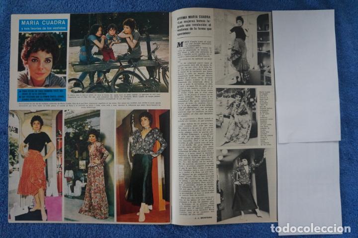 Coleccionismo de Revistas y Peri&oacute;dicos: RECORTE CLIPPING DE MARIA CUADRA REVISTA SEMANA N&ordm; 1612 PAG. 42-43 L27