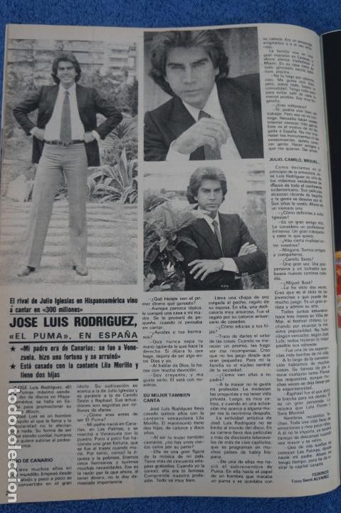 Coleccionismo de Revistas y Peri&oacute;dicos: RECORTE CLIPPING DE JOSE LUIS RODRIGUEZ EL PUMA REVISTA SEMANA N&ordm; 2154 PAG. 20 L26