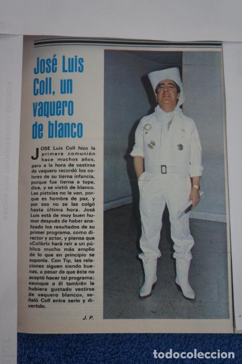 Coleccionismo de Revistas y Peri&oacute;dicos: RECORTE CLIPPING DE JOSE LUIS COLL REVISTA SEMANA N&ordm; 2154 PAG. 31 L26