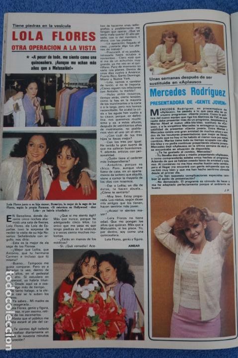 Coleccionismo de Revistas y Peri&oacute;dicos: RECORTE CLIPPING DE LOLA FLORES Y MERCEDES RODRIGUEZ REVISTA SEMANA N&ordm; 2154 PAG. 58 L26
