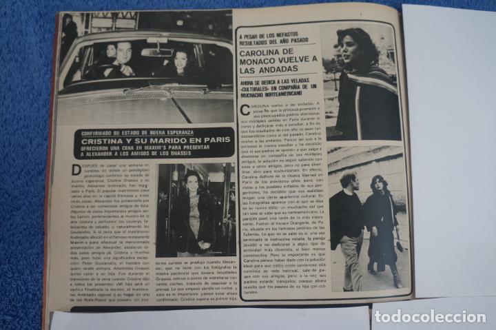 Coleccionismo de Revistas y Peri&oacute;dicos: RECORTE CLIPPING DE CRISTINA ONASSIS ALEXANDER CAROLINA DE MONACO REVISTA SEMANA N&ordm; 1868 PAG. 36 L26