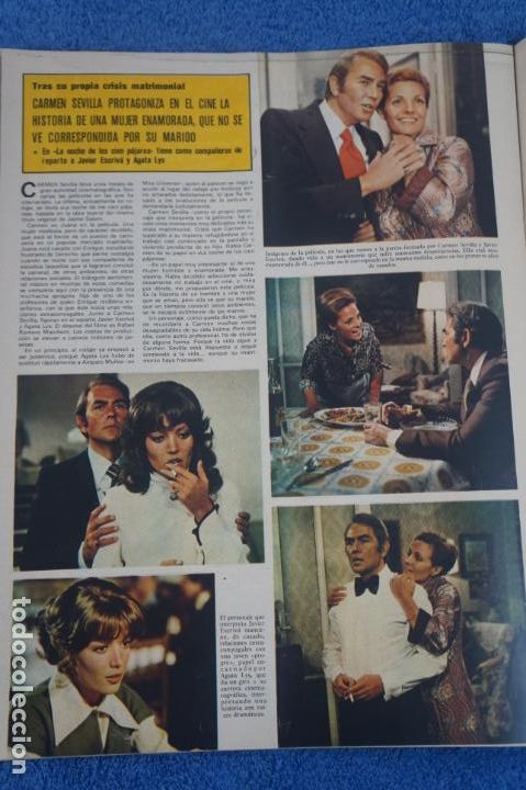 Coleccionismo de Revistas y Peri&oacute;dicos: RECORTE CLIPPING DE CARMEN SEVILLA REVISTA SEMANA N&ordm; 1868 PAG. 54 L26