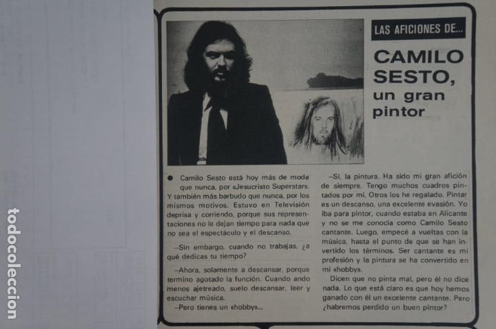 Coleccionismo de Revistas y Peri&oacute;dicos: RECORTE CLIPPING DE CAMILO SESTO REVISTA SEMANA N&ordm; 1867 PAG. 15 L26