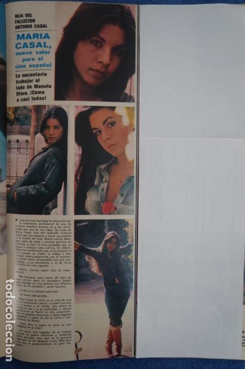 Coleccionismo de Revistas y Peri&oacute;dicos: RECORTE CLIPPING DE MARIA CASAL REVISTA SEMANA N&ordm; 1866 PAG. 47 L26