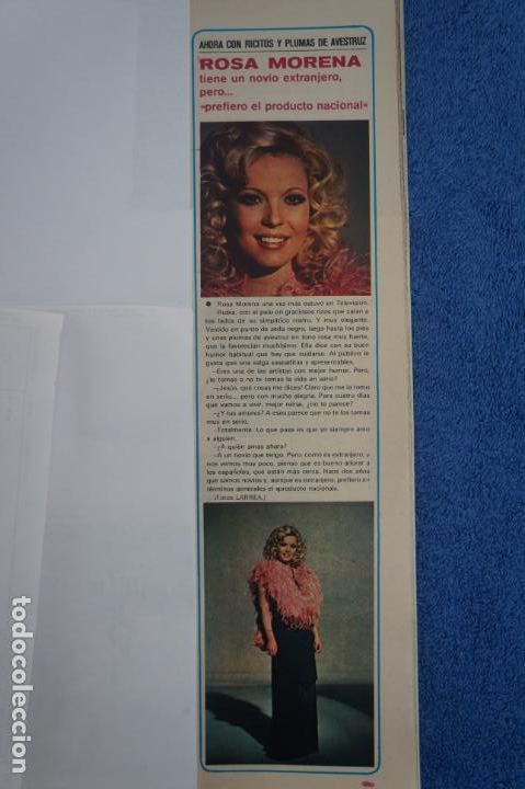 Coleccionismo de Revistas y Peri&oacute;dicos: RECORTE CLIPPING DE ROSA MORENA REVISTA SEMANA N&ordm; 1866 PAG. 57 L26