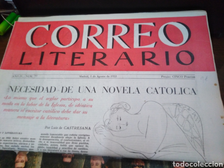 Coleccionismo de Revistas y Peri&oacute;dicos: LOTE DE 23 REVISTA CORREO LITERARIO-1953 MIRAR N&Uacute;MEROS EN LAS FOTOS,SE VENDE TODO JUNTO