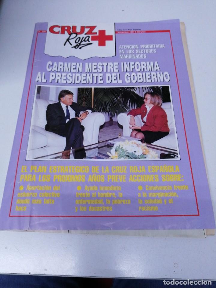 Coleccionismo de revistas y peri&oacute;dicos: Revista CRUZ ROJA N&deg; 926 a&ntilde;o 1991 contra la droga carmen mestre