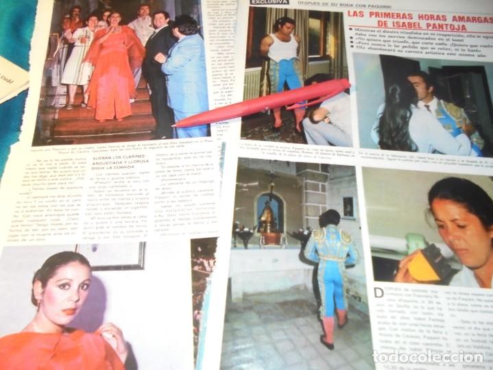 Coleccionismo de Revistas y Peri&oacute;dicos: RECORTE : HORAS AMARGAS PARA ISABEL PANTOJA. SEMANA, JUNIO 1983(#)