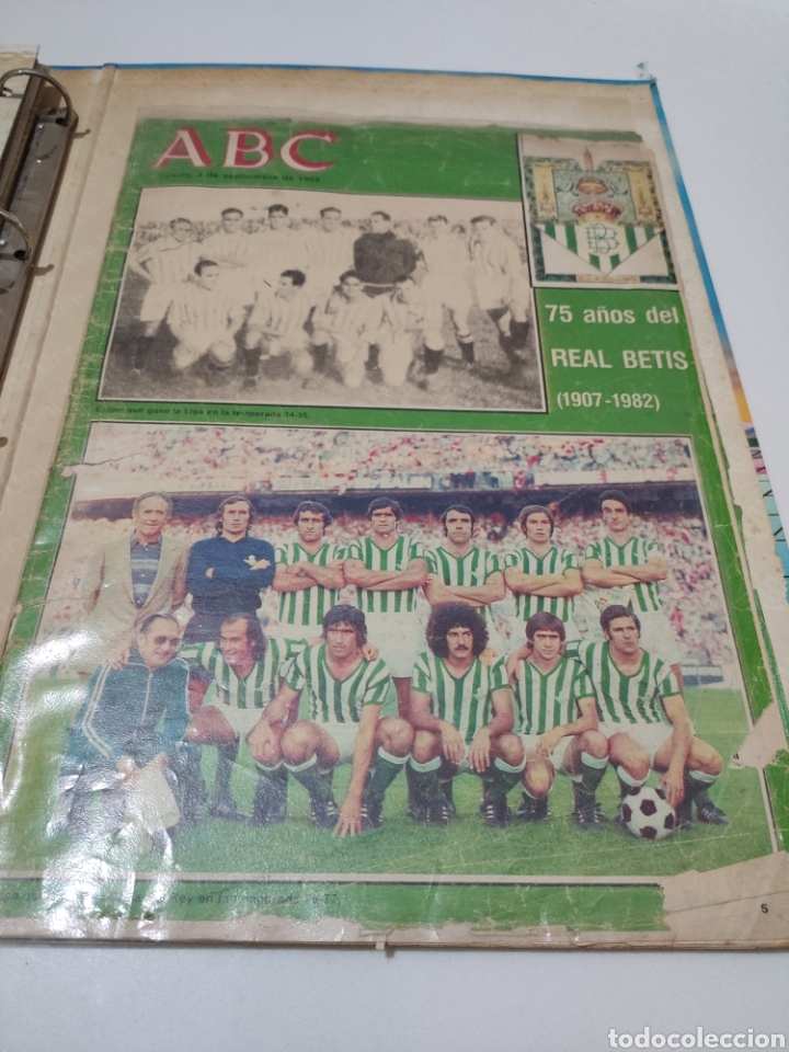 Coleccionismo de Revistas y Peri&oacute;dicos: ABC Especial 75 a&ntilde;os del Betis a&ntilde;o 1982