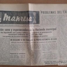 Coleccionismo de Revistas y Periódicos: DIARIO MANRESA FEBRERO 1964