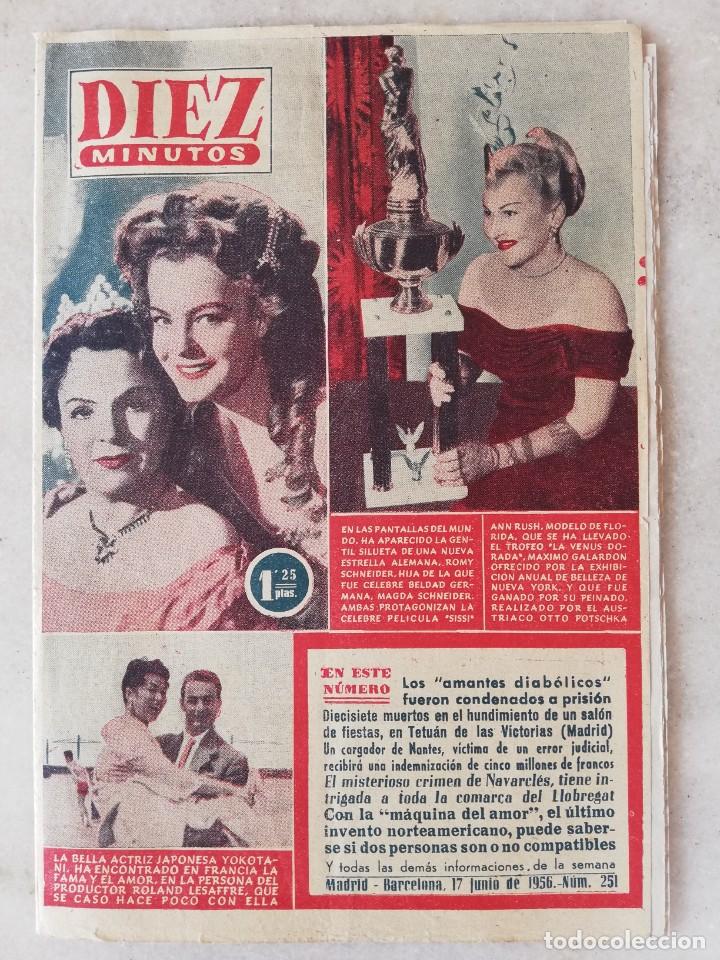 Coleccionismo de Revistas y Peri&oacute;dicos: Revista Diez Minutos. Junio 1956