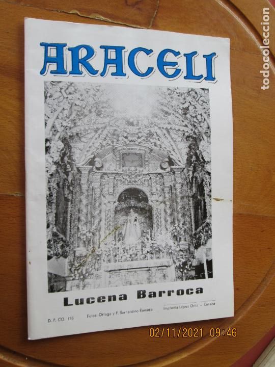 Coleccionismo de Revistas y Peri&oacute;dicos: LUCENA - ARACELI - BOLET&Iacute;N N&ordm; 73 - ENERO-ABRIL 1981 - LUCENA BARROCA.
