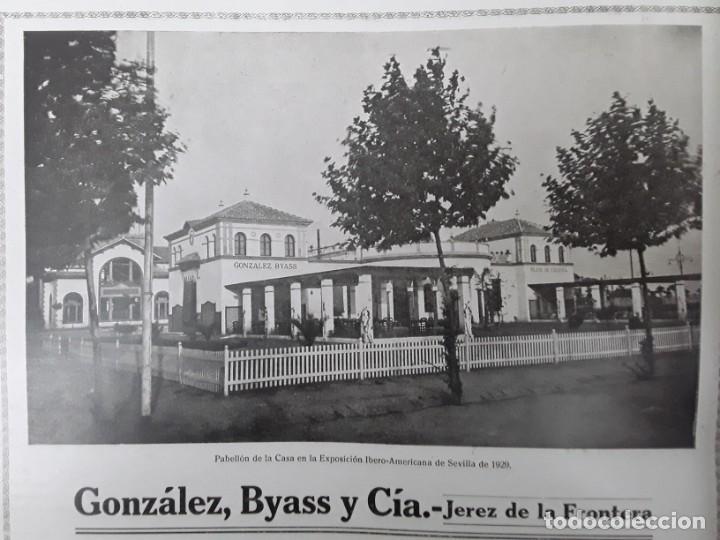 Collezionismo di Riviste e Giornali: CASA GONZALEZ,BYASS Y C&ordf; MANUEL M.GONZALEZ SOLERA 1847 TIO PEPE TRES COPAS SOBERANO JEREZ 1930