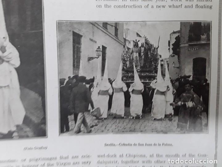 Collezionismo di Riviste e Giornali: COFRADIA SAN JUAN DE LA PALMA JESUS GRAN PODER NUESTRA SE&Ntilde;ORA VICTORIA SEVILLA HOJA 1930