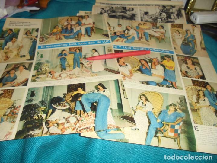Coleccionismo de Revistas y Peri&oacute;dicos: RECORTE : MIGUEL BOS&Eacute; : REENCUENTRO DE SUS PADRES. SEMANA, JULIO 1974(#)
