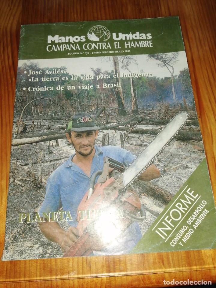 Coleccionismo de revistas y peri&oacute;dicos: Revista MANOS UNIDAS CAMPA&Ntilde;A CONTRA EL HAMBRE Brasil ind&iacute;genas