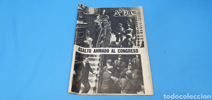 Coleccionismo de Revistas y Peri&oacute;dicos: PERI&Oacute;DICO ABC - ASALTO ARMADO AL CONGRESO - MADRID, MARTES 24 DE FEBRERO DE 1981