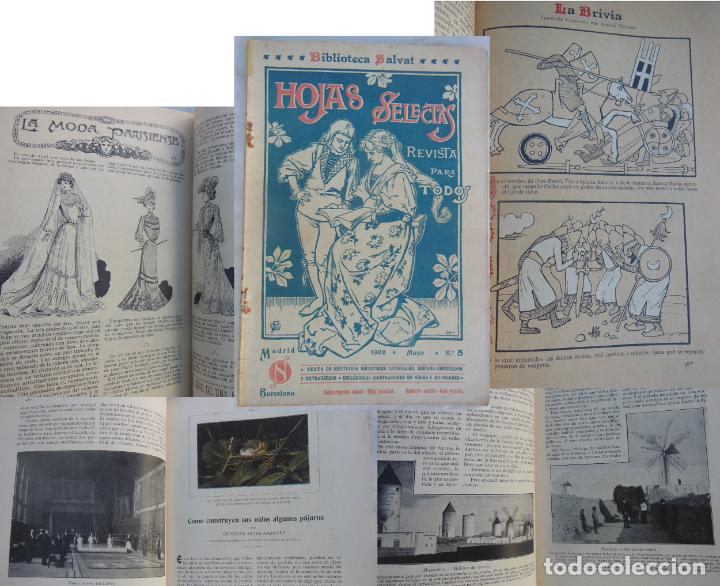 Coleccionismo de revistas y peri&oacute;dicos: HOJAS SELECTAS. Revista para Todos. Mayo n&uacute;m 5. 1902