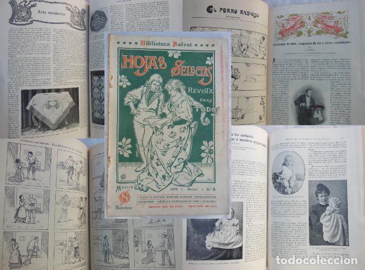 Coleccionismo de revistas y peri&oacute;dicos: HOJAS SELECTAS. Revista para Todos. Mayo n&uacute;m 5. 1902
