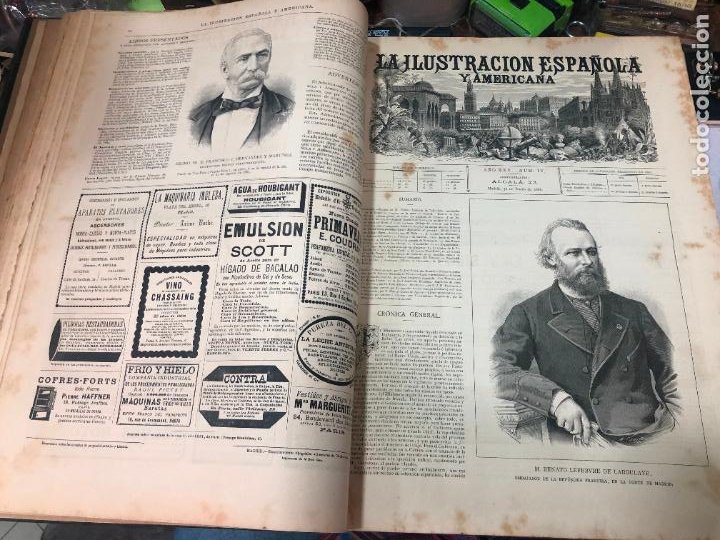 La Ilustracion Española Y Americana Año Complet Comprar Revistas Y Periódicos Antiguos En