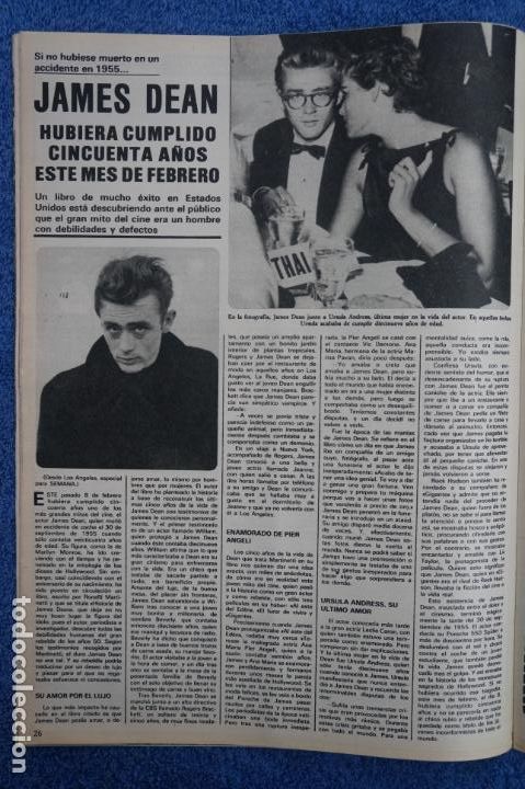 Coleccionismo de Revistas y Peri&oacute;dicos: RECORTE CLIPPING DE JAMES DEAN REVISTA SEMANA N&ordm; 2141 PAG. 26 L25