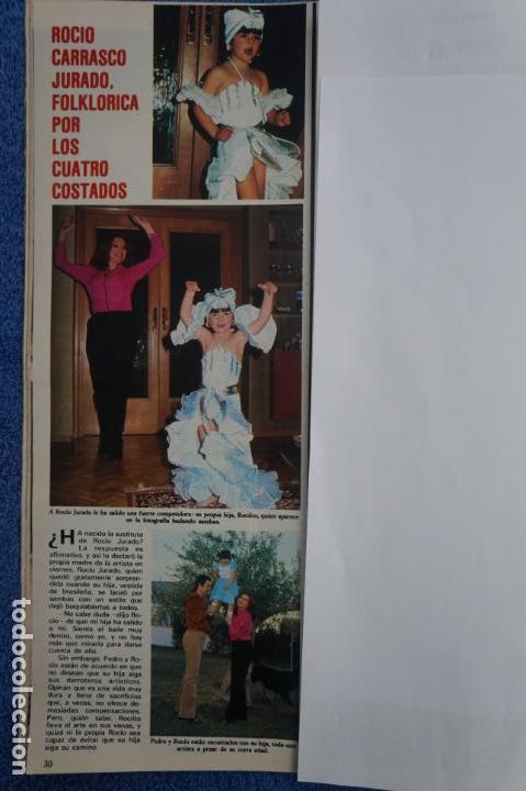 Coleccionismo de Revistas y Peri&oacute;dicos: RECORTE CLIPPING DE ROCIO CARRASCO JURADO REVISTA SEMANA N&ordm; 2141 PAG. 30 L25