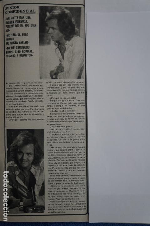 Sammeln von Zeitschriften und Zeitungen: RECORTE CLIPPING DE JUNIOR CANTANTE REVISTA SEMANA N&ordm; 1856 PAG. 25 L28