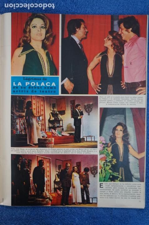 Coleccionismo de revistas y peri&oacute;dicos: RECORTE CLIPPING DE LA POLACA Y LOLA FLORES REVISTA SEMANA N&ordm; 1623 PAG. 31-32 L28
