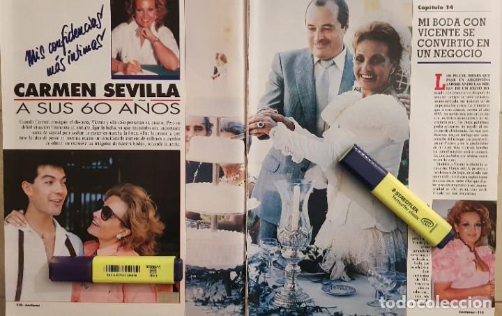 Coleccionismo de Revistas y Peri&oacute;dicos: Reportaje Carmen Sevilla. Revista Lecturas 27/09/91.