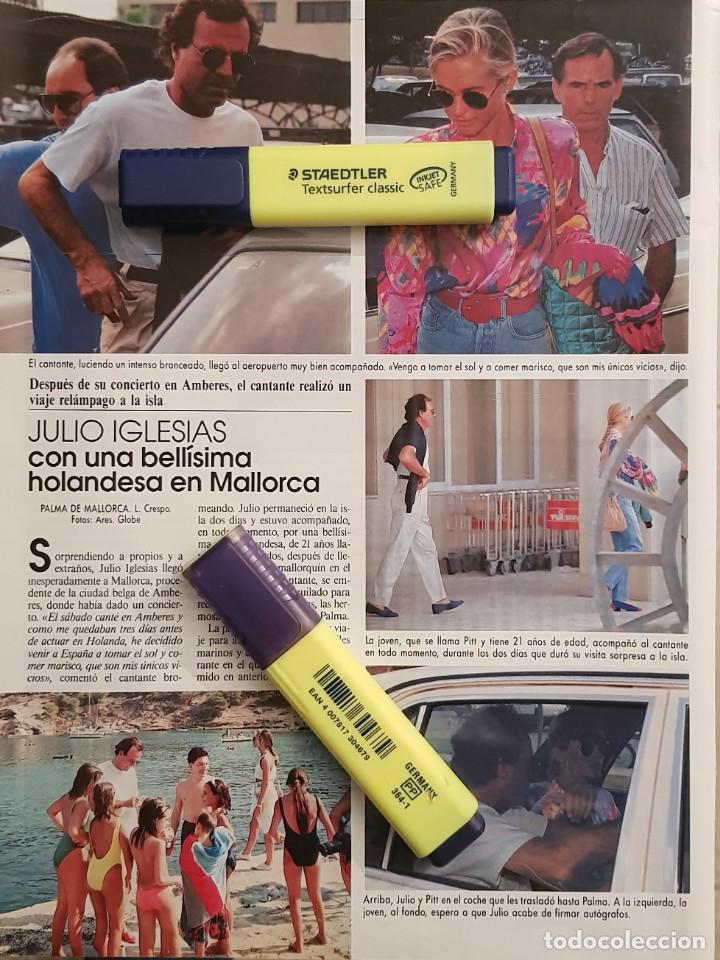Coleccionismo de Revistas y Peri&oacute;dicos: Reportaje Julio Iglesias. Revista Lecturas 27/09/91.