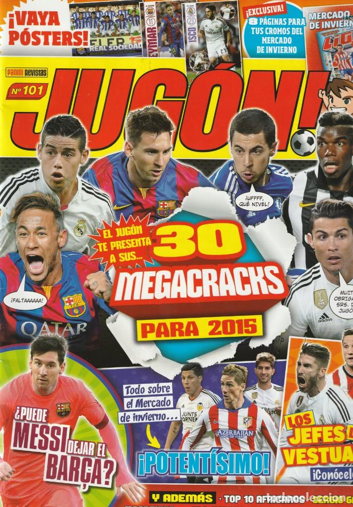 Coleccionismo de Revistas y Peri&oacute;dicos: REVISTA JUG&Oacute;N N&Uacute;MERO 101. P&Oacute;STER DE ISCO Y NEYMAR EN EL INTERIOR. SEGUNDA MANO.